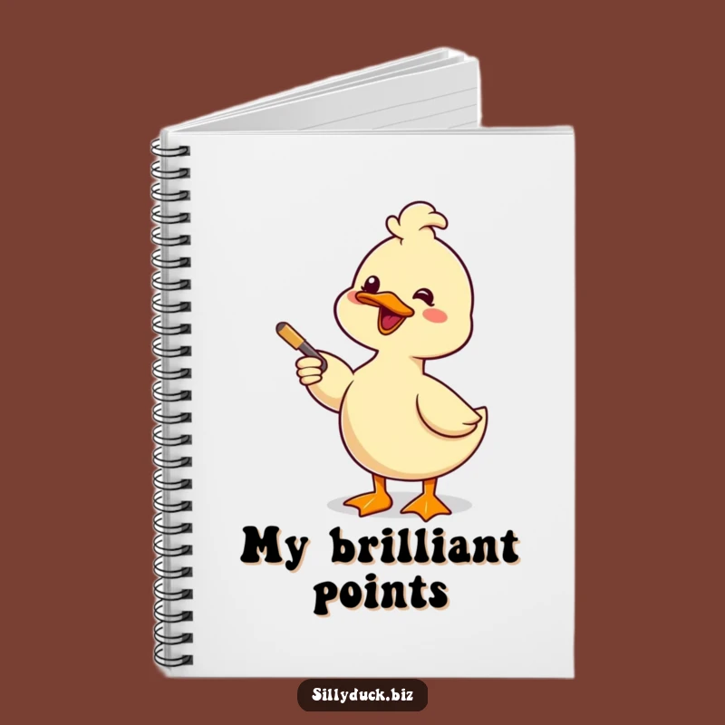 Funny Kawaii Duck Notebook Gift: For Your Presentation Notes